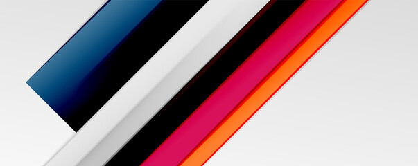 Color abstract lines trendy geometric background for business or technology presentation, internet poster or web brochure cover, wallpaper