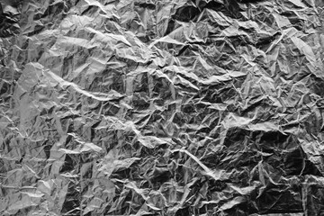 crinkle aluminium foil, dark silver foil 
