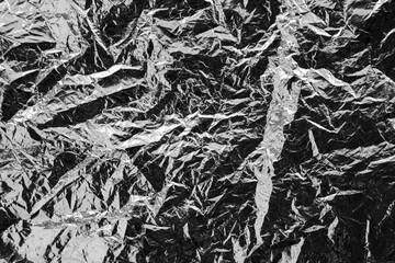 crinkle aluminium foil, dark silver foil 
