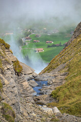 Abgrund oberhalb von Adelboden