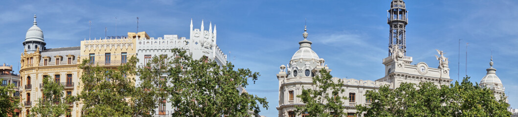 View of Valencia old town, Spain