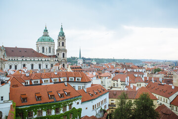 Naklejka na ściany i meble panorama old town Krakow