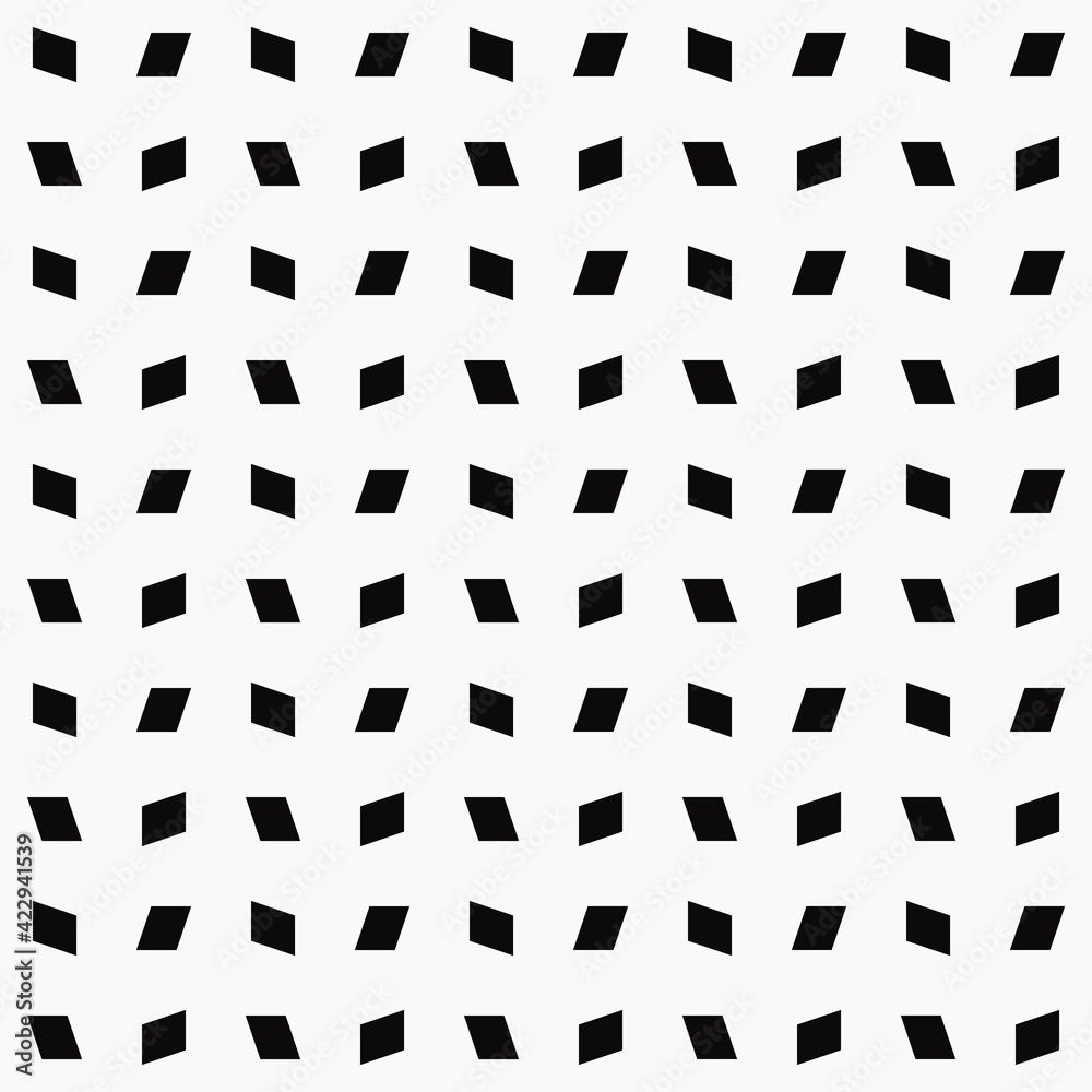 Poster Black Checkered Diagonal Curves Squares. Abstract Wallpaper Curves Squares.