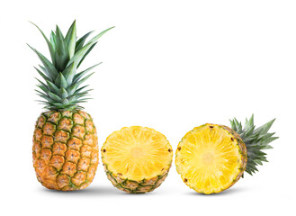 fresh pineapple isolated