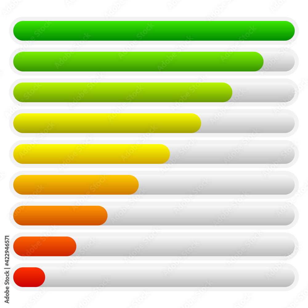 Poster loader, preloader, progress bar vector element