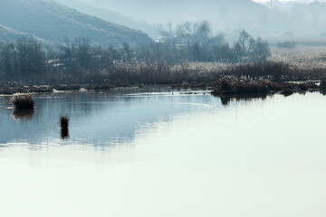 Calma en el Mar de Ont&iacute;gola. Aranjuez. Madrid. Espa&ntilde;a. Europa.