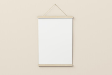 blank frame on wall