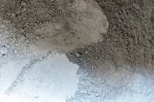 Gray cement powder abstract background