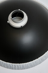 soft light beauty dish white photography