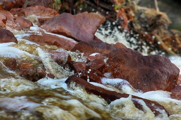river and rocks