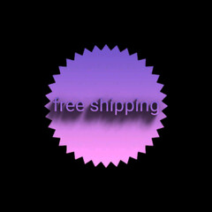 Text free product delivery 3D