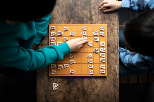 Elementary School Students as Shogi (Japanese Chess) Players