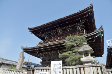 清凉寺　仁王門　京都市嵯峨
