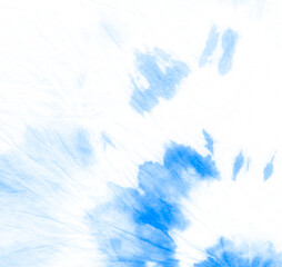  White Printed Tie. Tiedye Batik Craft Designs.