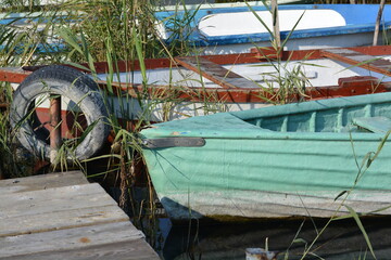boats on the dock