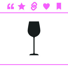 Simple black vector icon on white background