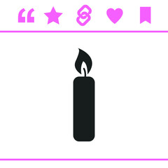 Simple black vector icon on white background