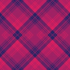Purple Argyle Plaid Tartan textured Seamless Pattern Design