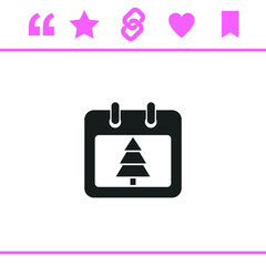 Simple black vector icon on white background