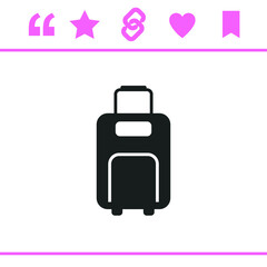 Simple black vector icon on white background