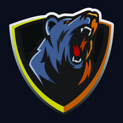 Bear Mascot Logo