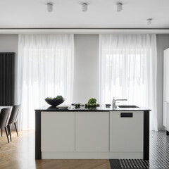 Functional and stylish kitchen island