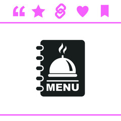 Simple black vector icon on white background