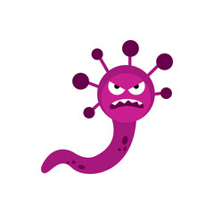 Vector virus isolated on white background, eps10