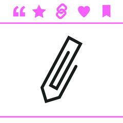 Simple black vector icon on white background