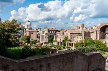 Fototapeta na wymiar Forum Romanum - Palatin