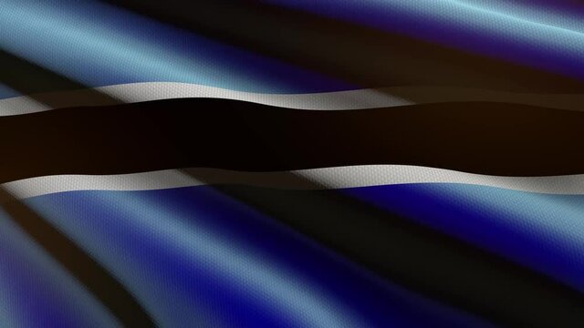 Botswana flag - loop animation
