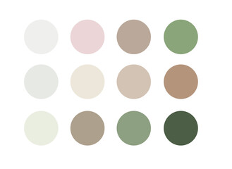 Highlights of Cover Stories (pink, beige and green tones) 