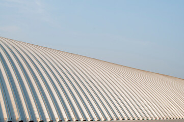 Abstract wave shingle roof texture