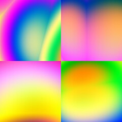 Pastel color artistic set illustration website background