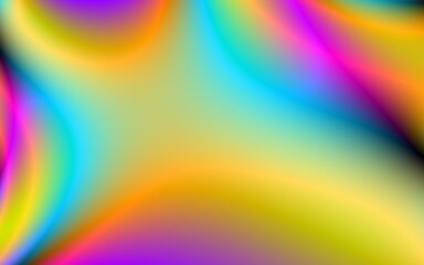 Fluid neon color art abstract graphic website header design © rmion