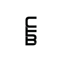 ceb letter original monogram logo design