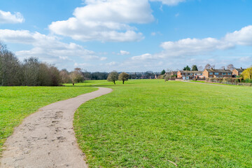 Dollis Valley Greenwalk, a footpath route in London, England, between Moat Mount Nature Reserve in Mill Hill and Hampstead Heath
