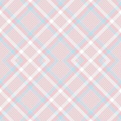 Pastel Argyle Plaid Tartan textured Seamless Pattern Design