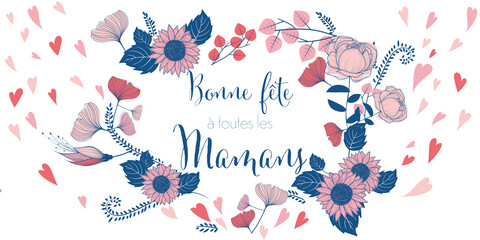 french mothers day illustration