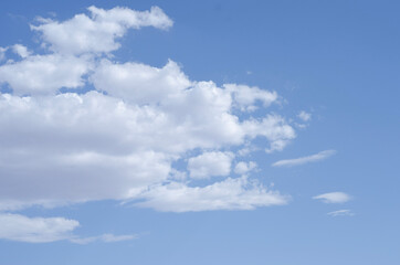 blue sky with clouds