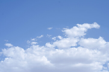 blue sky with clouds