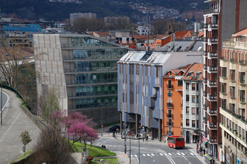 View of the city of Bilbao