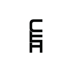 ceh letter original monogram logo design