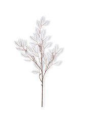 tree christmas decoration isolated on white background with clipping path​