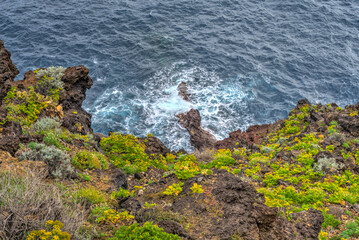 La Palma island coastline, HDR Image