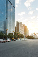 Bustling city,Automobile advertising background map,