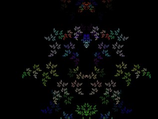 Imaginatory fractal background generated Image