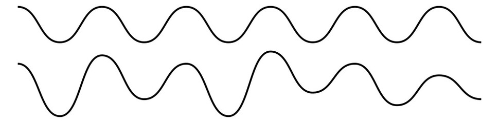 Wavy, zig-zag, criss-cross lines, stripes vector element