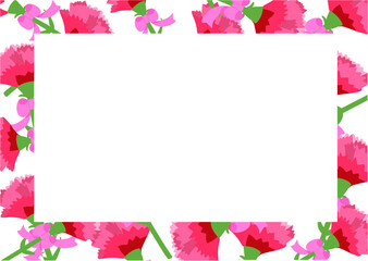 carnation　frame2