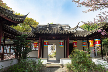 Obraz premium Landscape of classical garden in Shanghai, China
